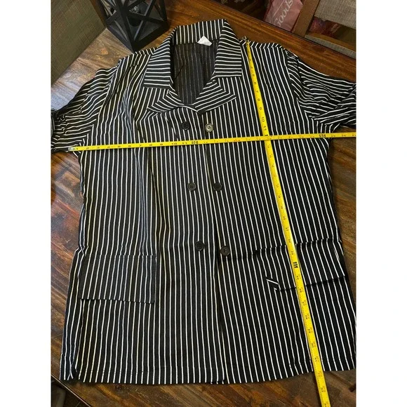 Spirit Halloween Gangster Costume XL Pinstripe Suit Jacket Pants Tie 1920s Mens - Picture 4 of 13